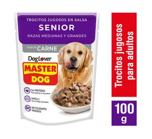 Alimento húmedo perro senior 100 gr carne