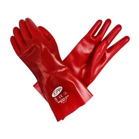 Guante industrial PVC rojo EPP