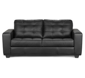 Sofá 2 cuerpos Manet negro Rosen