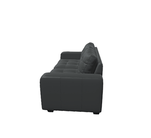 Sofá 2 cuerpos Manet negro Rosen