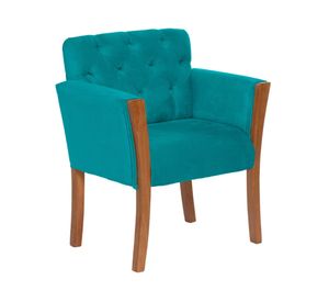 Sitial velvet 1 cuerpo Kiel azul