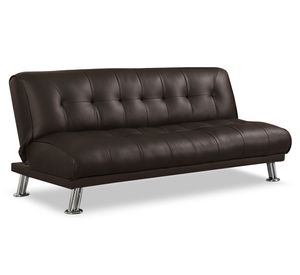 Futón 3 cuerpos Siena II PU café