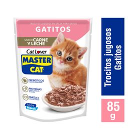 Alimento húmedo gato cachorro 85 gr carne y leche