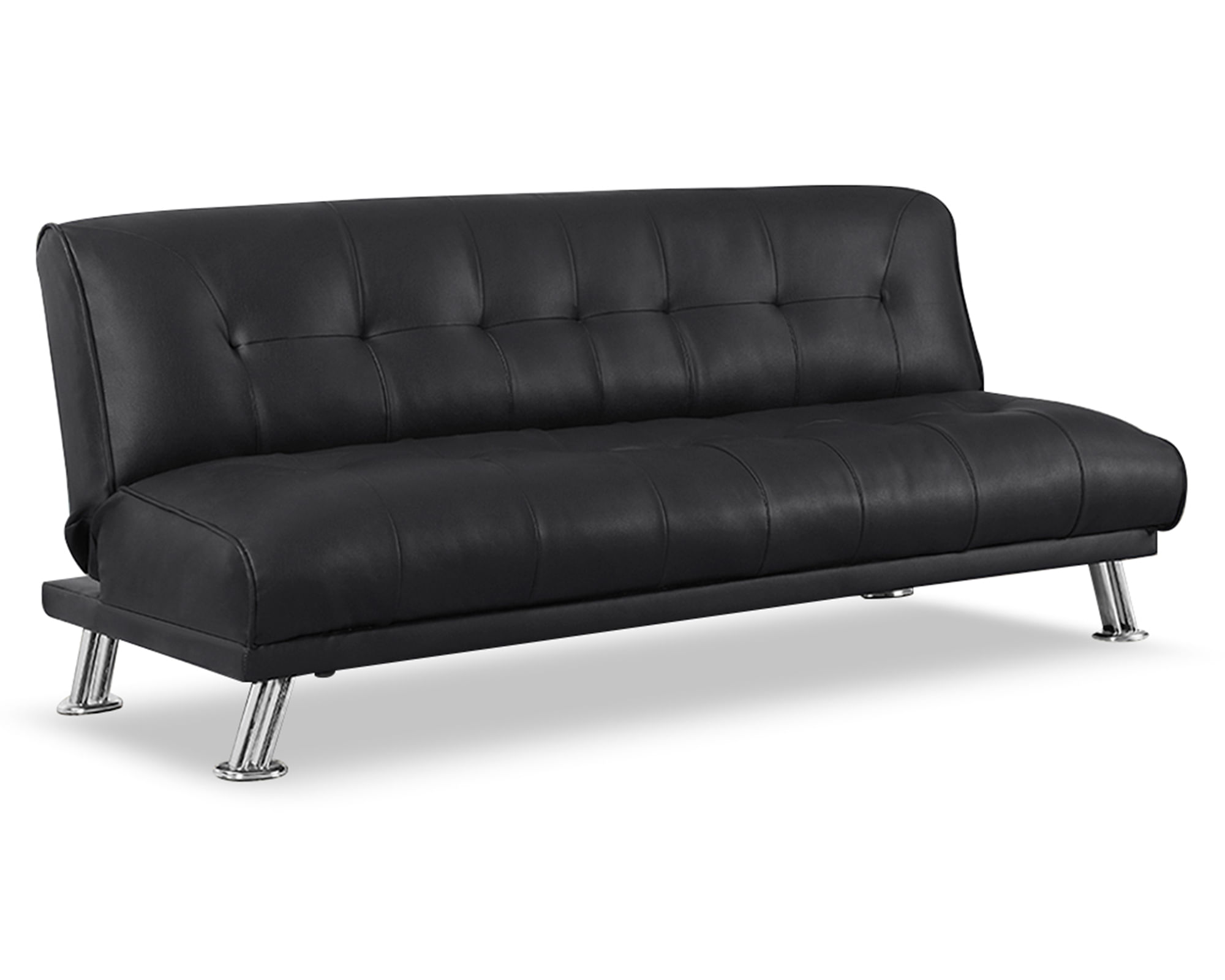 Idetex Futón 3 cuerpos Siena II PU negro