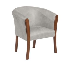 Sitial cuero 1 cuerpo Dortmund gris