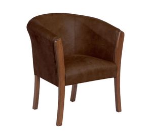 Sitial cuero 1 cuerpo Dortmund café