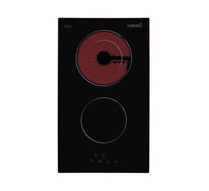 Encimera vitrocerámica 2 quemadores T 3102 BK