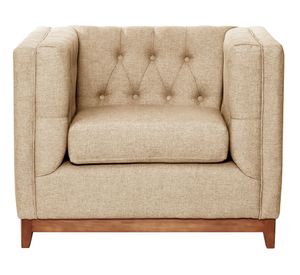 Sofá 1 cuerpo Roma beige