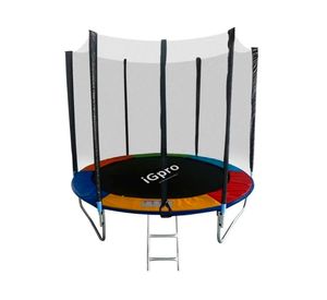 Cama elástica malla 10 pies 305 cm con escalera