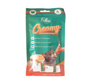 Snacks para mascotas Cangrejo y Atún 60 gr Fellini