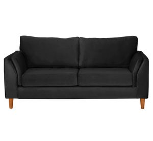 Sofá 2 cuerpos Milan negro