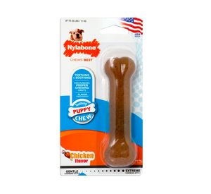 Hueso S Puppy chew pollo Nylabone.