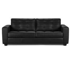 Sofá 3 cuerpos Manet negro Rosen
