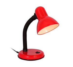 Lámpara de escritorio 1L E27 Flexible rojo