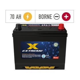Batería 70AH 600CCA izquierdo MF80D26L Extreme.