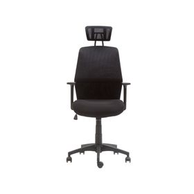 Silla de escritorio Thor con cabecero negro One Sit