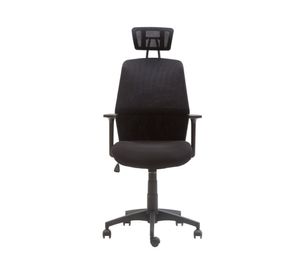 Silla de escritorio Thor con cabecero negro One Sit