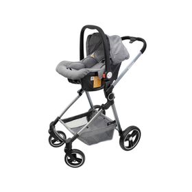 Coche cuna Travel System gris Kidscool.
