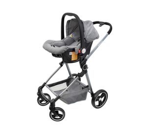 Coche cuna Travel System gris Kidscool.