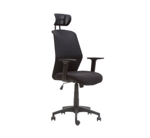 Silla de escritorio Thor con cabecero negro One Sit