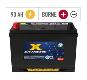 Batería 90AH 750CCA derecho MF105D31R Extreme.
