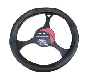 Cubre volante Premium negro rojo