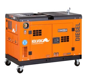 Generador eléctrico a diésel trifásico 9600W GS12D3 Kolvok