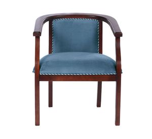 Sitial Stuttgart velvet azul petróleo Latam Home