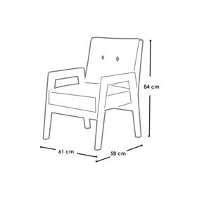 Sitial Múnich beige Latam Home