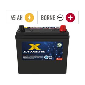 Batería 45AH 380CCA izquierdo MF55B24LS Extreme.