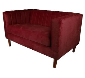 Sofá Sorrento 2 cuerpos burdeo Latam Home