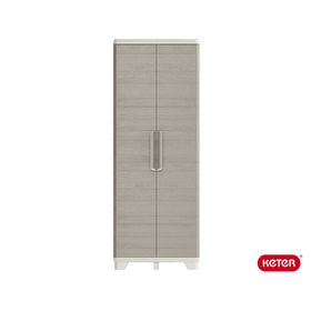 Gabinete jardín 68x39x182 cm Wood grain alto Keter