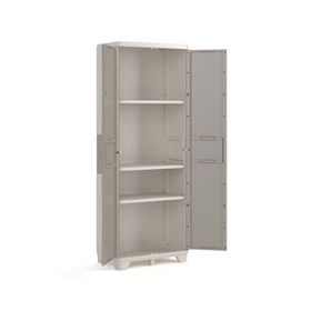 Gabinete jardín 68x39x182 cm Wood grain alto Keter