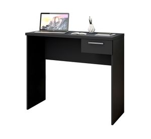 Escritorio Breda negro 1 cajón