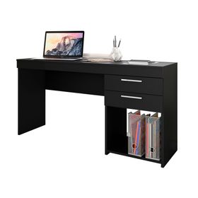Escritorio 2 cajones Arabia negro Home Mobili