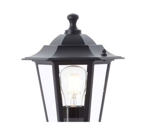 Farol base 1L E27 Yiyo negro Abitare