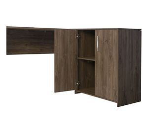 Escritorio esquinero 2 cajones 3 puertas Pekín canela Home Mobili