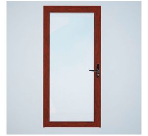 Puerta vidriada 85x200 cm termopanel izquierda madera Mundo Glass