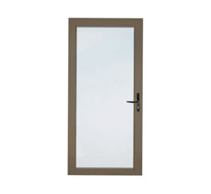 Puerta vidriada 100x200 cm termopanel izquierda titanio Mundo Glass