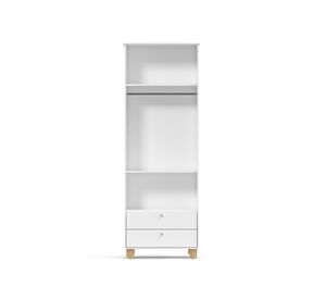 Armario 2 puertas 2 cajones Zupi blanco Kidscool