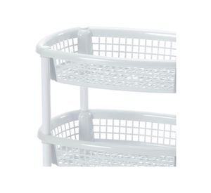 Carro verdulero 3 niveles blanco Rimax