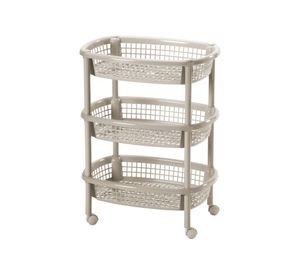 Carro verdulero 3 niveles café Rimax