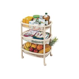 Carro verdulero 3 niveles café Rimax