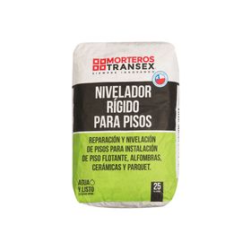 Nivelador piso rígido 25 kg Transex