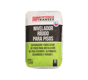 Nivelador piso rígido 25 kg Transex