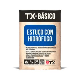 Estuco exterior 25 kg mortero Transex
