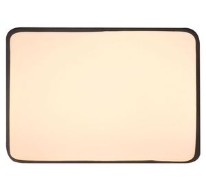 Plafón LED cuadrado negro Abitare