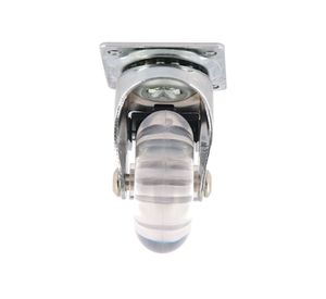 Rueda 50 mm placa con freno Gevemac