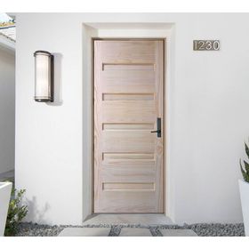 Puerta Pino Radiata Andaluz 85x200 cm 5 panales Moldupanel