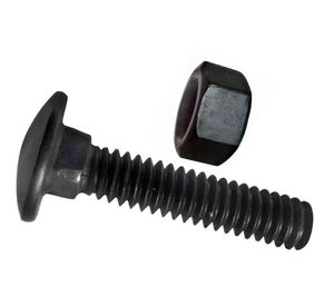 Perno coche con tuerca 3/8x8'' pavonado 10 unidades Mamut